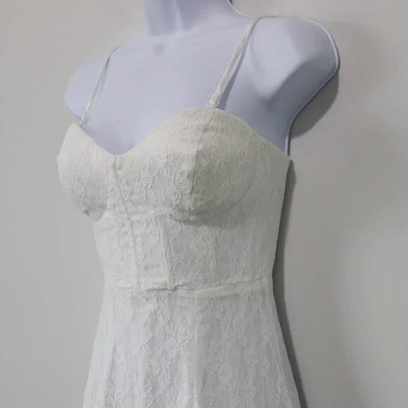 Lulus A Vow to Love White Lace Bustier Trumpet Maxi Dress - Picture 5 of 10